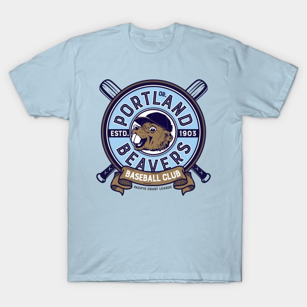 Portland Beavers T-Shirt by MindsparkCreative